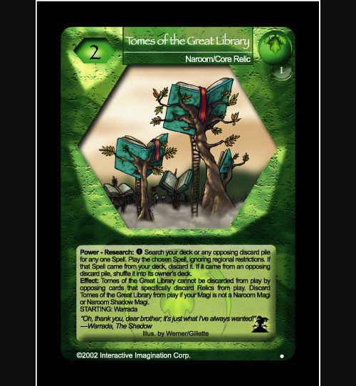 Tomes of the Great Library - Naroom - Foil